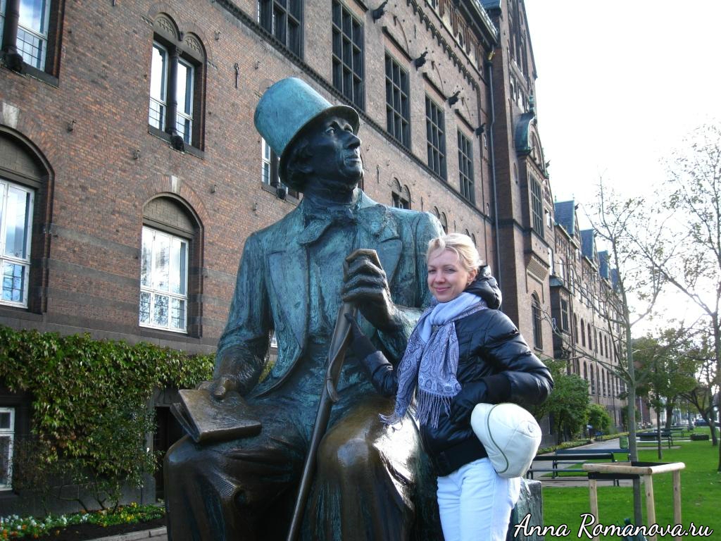 Памятник Андерсену в Копенгагене