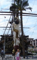 пиратский корабль в Генуе