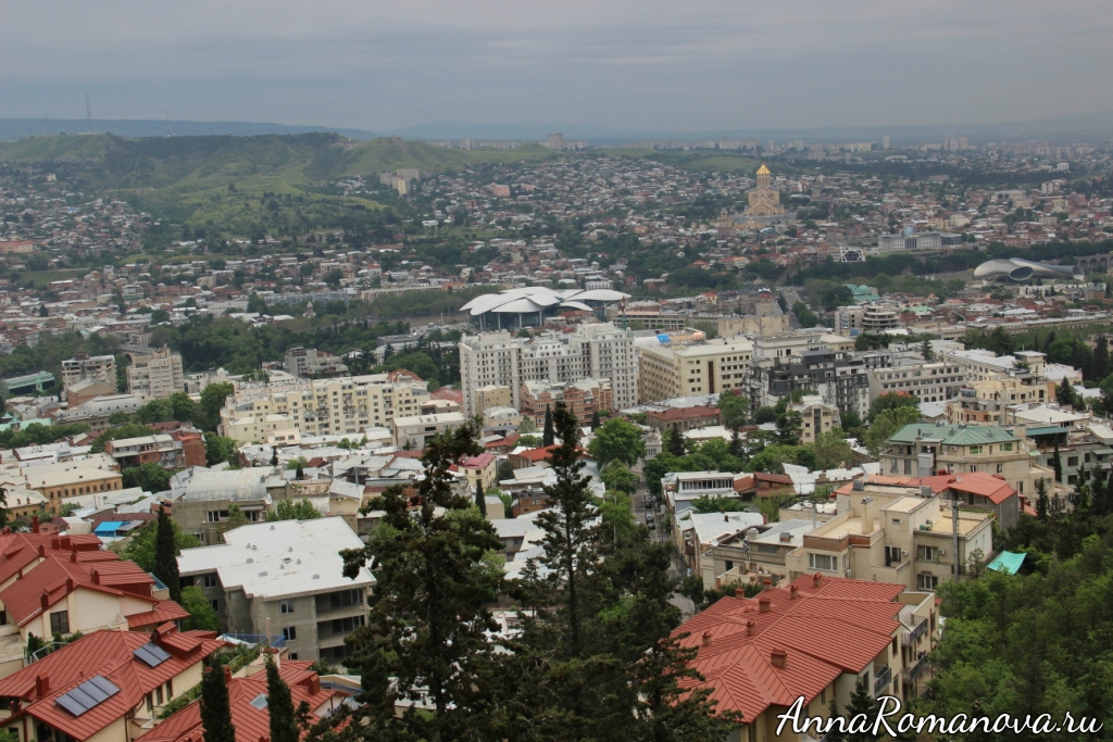 панорама Тбилиси